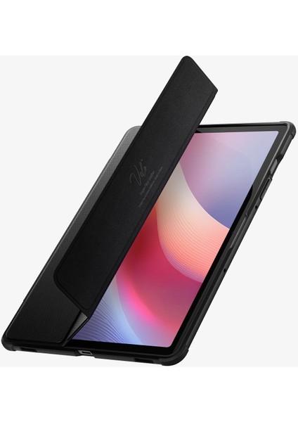 Galaxy Tab S10 FE / Tab S9 ile Uyumlu Ekstra Dayanıklı Kılıf Rugged Armor Hava Kanalı Teknolojisi™ Askeri Sınıf Koruma Black Çift Katman Kapak - ACS09380