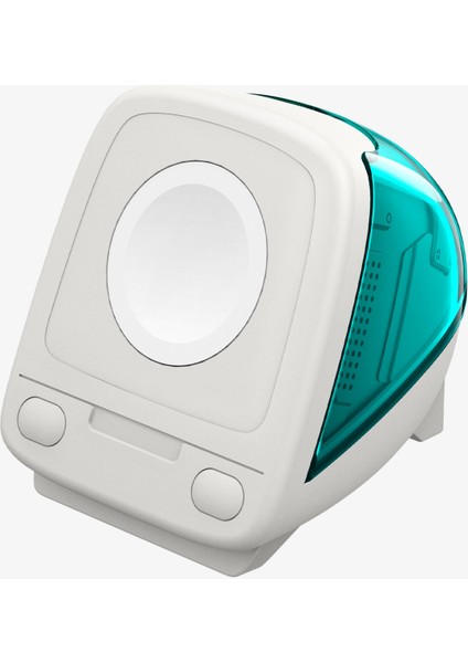 Apple Watch ile Uyumlu Saat Standı Classic C1 Dayanıklı Silikon Malzeme Bondi Blue iMac Tasarım Stand - AMP09339