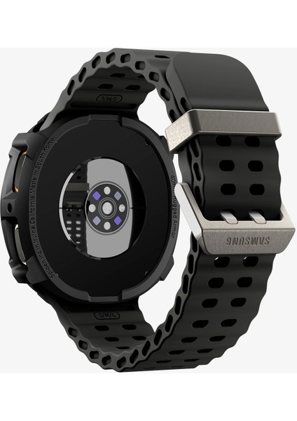 Samsung Galaxy Watch 8 (44mm) Kılıf Rugged Armor Matte Black - ACS10006