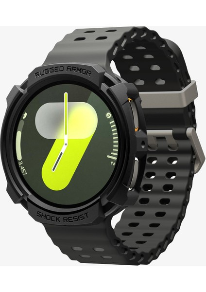 Samsung Galaxy Watch 8 (44mm) Kılıf Rugged Armor Matte Black - ACS10006