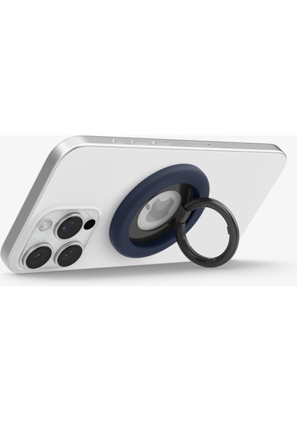 NanoPop MagFit iPhone için Manyetik Telefon Tutucu & Stand MagSafe özellikli Ring Blueberry Navy - AMP09028 fırsatları