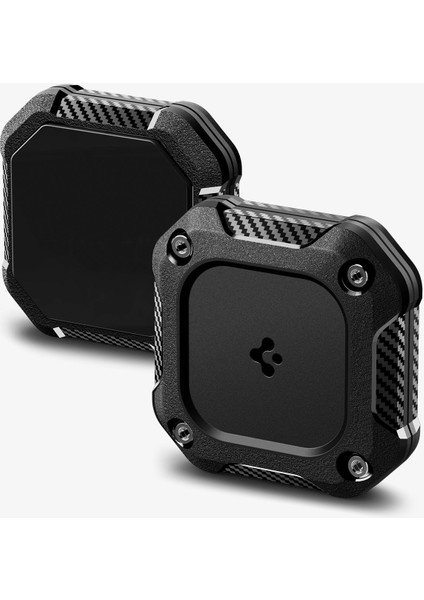 AirTag 2 / AirTag Kılıf Tough Armor IP Outdoor için Tasarlandı Black - ACS09781