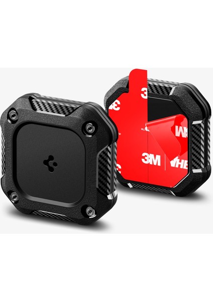 AirTag 2 / AirTag Kılıf Tough Armor IP Outdoor için Tasarlandı Black - ACS09781