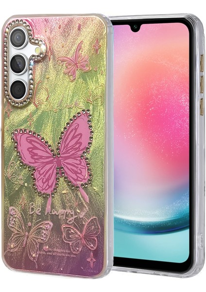 Samsung Galaxy A24 4g Kılıf Blade Aynalı Desenli Kapak - Desen 5 Mrayd