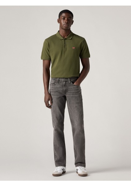 514 Straight Erkek Gri Jean Kot Pantolon 00514-1598