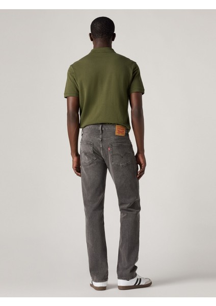 514 Straight Erkek Gri Jean Kot Pantolon 00514-1598 fırsatları