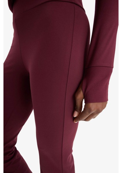 Fit Flare Fit Toparlayıcı Yüksek Bel İspanyol Paça Soft Touch Sporcu Pantolon B3988AX25AU