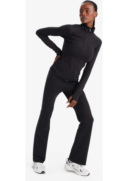 Fit Flare Fit Toparlayıcı Yüksek Bel İspanyol Paça Soft Touch Sporcu Pantolon B3988AX25AU indirimleri