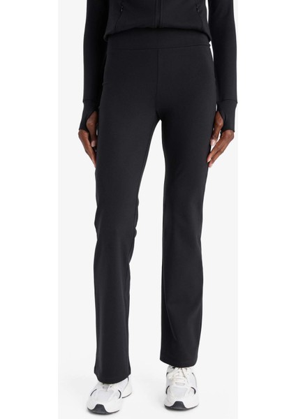 Fit Flare Fit Toparlayıcı Yüksek Bel İspanyol Paça Soft Touch Sporcu Pantolon B3988AX25AU