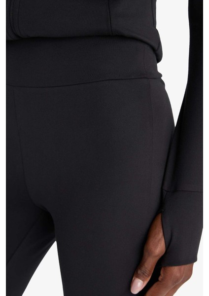 Fit Flare Fit Toparlayıcı Yüksek Bel İspanyol Paça Soft Touch Sporcu Pantolon B3988AX25AU