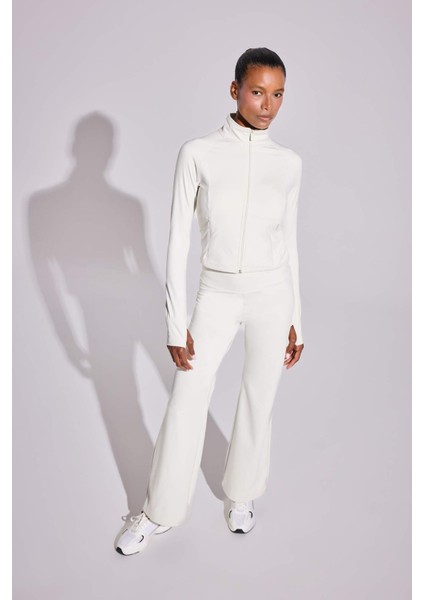 Fit Slim Fit Dar Kesim Dik Yaka İçi Yumuşak Tüylü Fermuarlı Hırka F2008AX25AU fiyatları