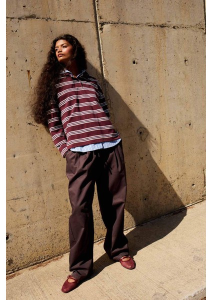 Coool Baggy Fit Normal Bel Gabardin Pantolon fiyatları