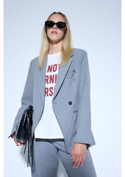 Fitted Tafta Blazer Ceket F7786AX25AU modelleri