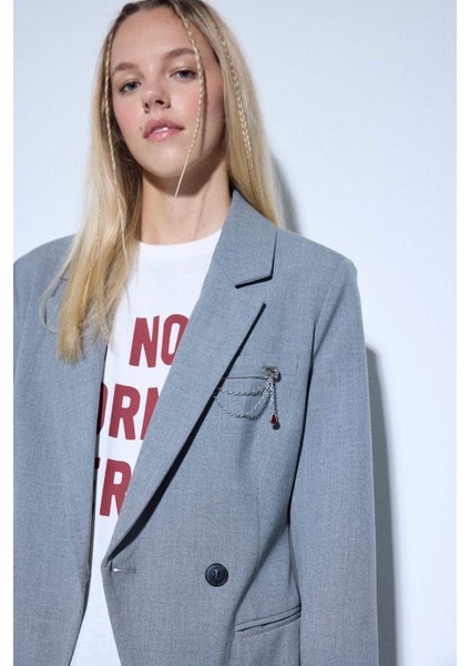 Fitted Tafta Blazer Ceket F7786AX25AU fırsatları