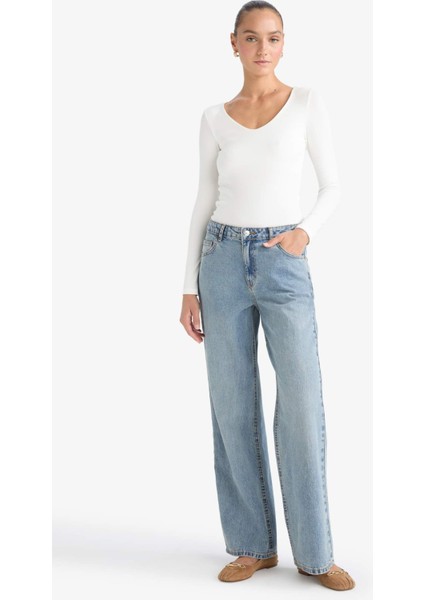 Slim Fit Dar Kesim Basic Düz Modal Uzun Kollu Tişört F7153AX25AU fiyatları