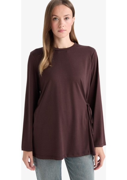 Regular Fit Modal Uzun Kollu Tunik G0305AX25AU