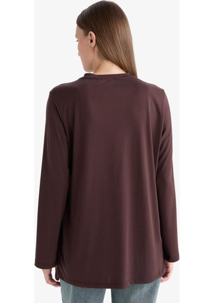 Regular Fit Modal Uzun Kollu Tunik G0305AX25AU