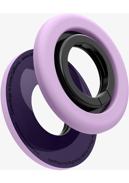 NanoPop MagFit iPhone için Manyetik Telefon Tutucu & Stand MagSafe özellikli Ring Grape Purple - AMP09030 indirimleri
