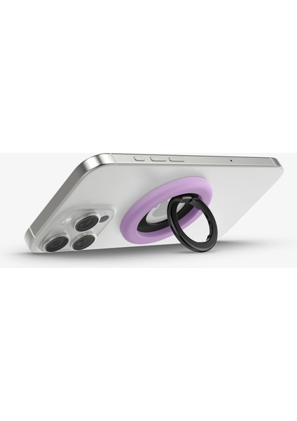 NanoPop MagFit iPhone için Manyetik Telefon Tutucu & Stand MagSafe özellikli Ring Grape Purple - AMP09030