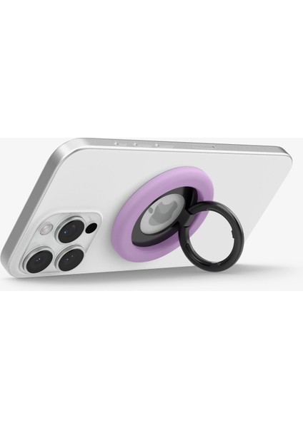 NanoPop MagFit iPhone için Manyetik Telefon Tutucu & Stand MagSafe özellikli Ring Grape Purple - AMP09030