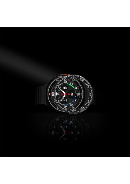 Galaxy Watch 8 Classic (46mm) Kasa Koruyucu Bezel Tune Diver Saat Aksesuar Paslanmaz Çelik Yapı Üstün Koruma Black - ACS10014