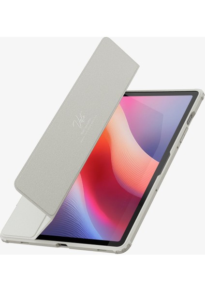 Galaxy Tab S10 FE / Tab S9 ile Uyumlu ince Kılıf Ultra Hybrid Pro Sararma Karşıtı DuraClear™ Hava Kanalı Teknolojisi™ Askeri Sınıf Koruma Gray Şeffaf Kapak - ACS09533 indirimleri