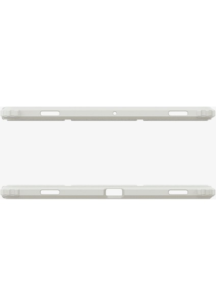 Galaxy Tab S10 FE / Tab S9 ile Uyumlu ince Kılıf Ultra Hybrid Pro Sararma Karşıtı DuraClear™ Hava Kanalı Teknolojisi™ Askeri Sınıf Koruma Gray Şeffaf Kapak - ACS09533