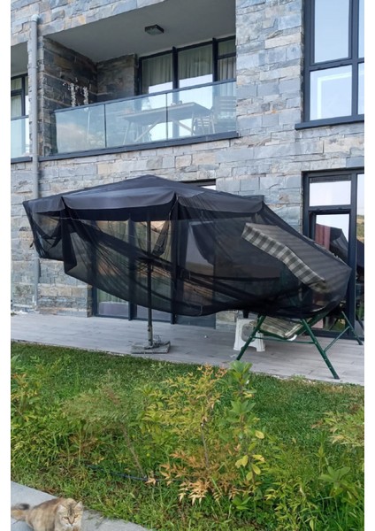 Cibinlik & Sineklik Teras Boy, 300X300 Siyah