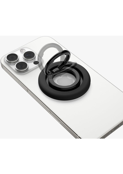 NanoPop MagFit iPhone için Manyetik Telefon Tutucu & Stand MagSafe özellikli Ring Black Sesame - AMP09029 fiyatları