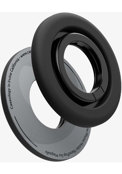 NanoPop MagFit iPhone için Manyetik Telefon Tutucu & Stand MagSafe özellikli Ring Black Sesame - AMP09029 indirimleri
