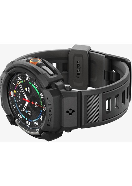 Galaxy Watch 8 Classic (46mm) Kılıf & Kordon Kayış Rugged Armor Pro Matte Black - ACS10013 indirimleri