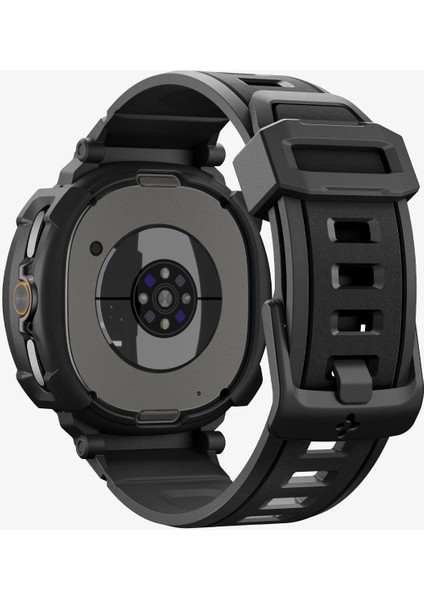 Galaxy Watch 8 Classic (46mm) Kılıf & Kordon Kayış Rugged Armor Pro Matte Black - ACS10013