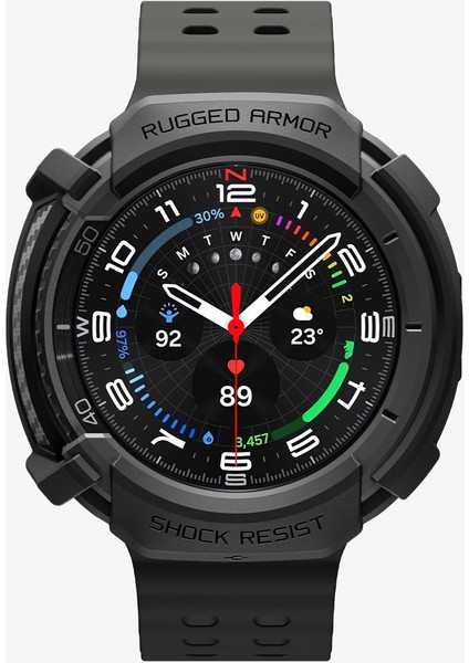 Galaxy Watch 8 Classic (46mm) Kılıf Rugged Armor Matte Black- ACS10012