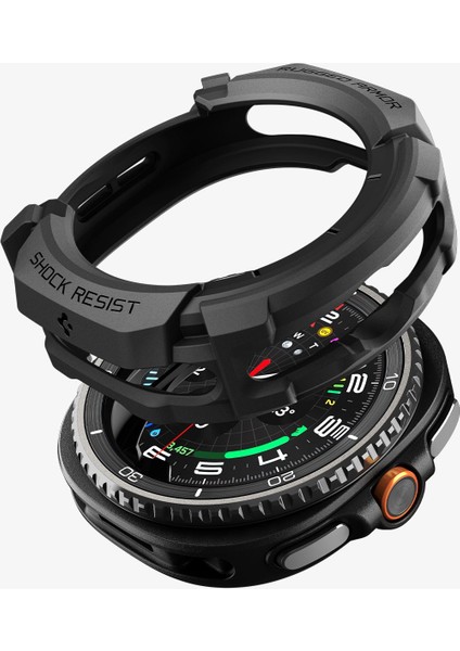 Galaxy Watch 8 Classic (46mm) Kılıf Rugged Armor Matte Black- ACS10012