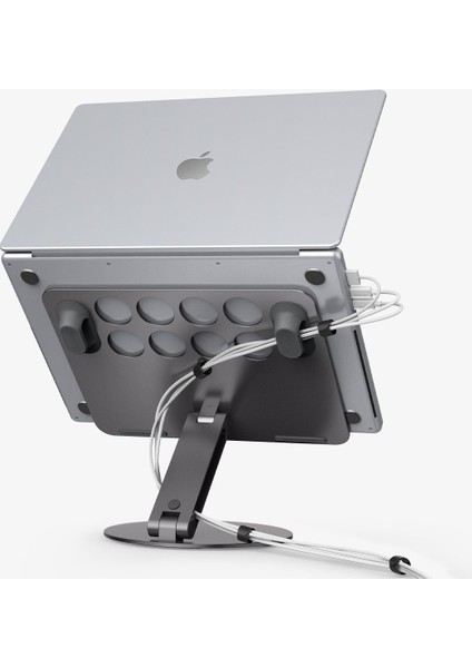 Dizüstü Laptop Notebook / MacBook Ayarlanabilir Masa Standı / Kablo Düzenleyici Space Gray LD206C - AMP09303 fırsatları