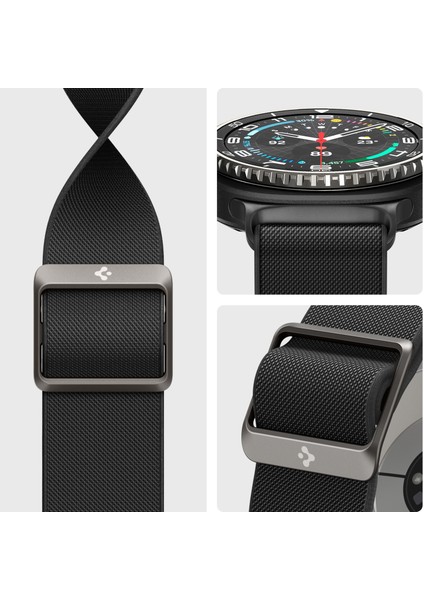 Galaxy Watch 8 Classic (46mm) & Watch 8 (44mm/40mm) Kordon Kayış Band Lite Fit Black - AMP10117
