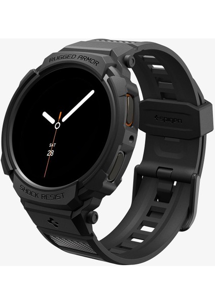 Samsung Galaxy Watch 8 (44mm) Kılıf & Kordon Kayış Rugged Armor Pro Matte Black - ACS10007 modelleri