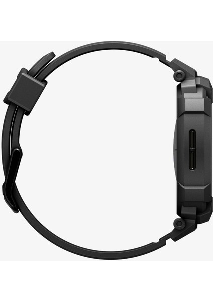 Samsung Galaxy Watch 8 (44mm) Kılıf & Kordon Kayış Rugged Armor Pro Matte Black - ACS10007 fırsatları