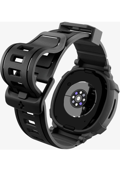 Samsung Galaxy Watch 8 (44mm) Kılıf & Kordon Kayış Rugged Armor Pro Matte Black - ACS10007