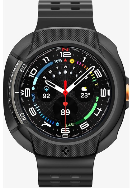 Samsung Galaxy Watch 8 Classic (46mm) Kılıf Liquid Air Matte Black - ACS09841