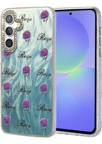 Samsung Galaxy A36 Kılıf Blade Aynalı Desenli Kapak - Desen 9 Mrayd