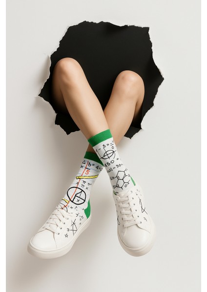 Back To School Okul Serisi Desenli 6'lı Unisex Soket Çorap Kutusu fırsatları