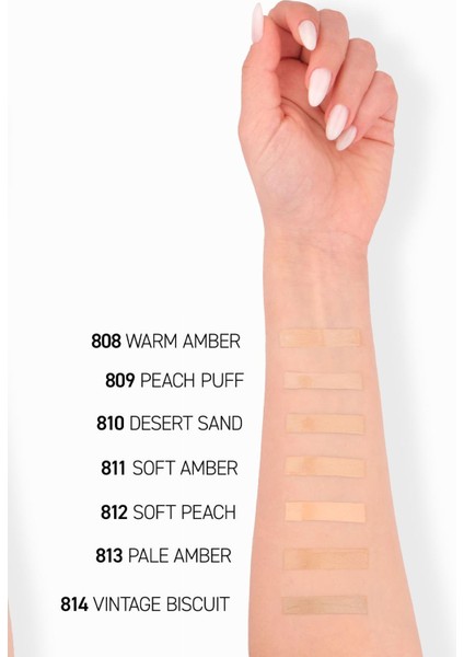 Kırışıklık Karşıtı Nemlendirici SPF30 Parlak Bitişli Fondöten - Care Enhancer 813 Pale Amber fiyatları