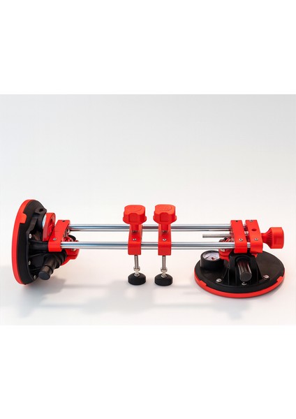 8 Inç Çiftli Vakumlu Vantuz Taş Birleştirme Hizalama Aparatı Granit Mermer Fayans Seramik Montajı