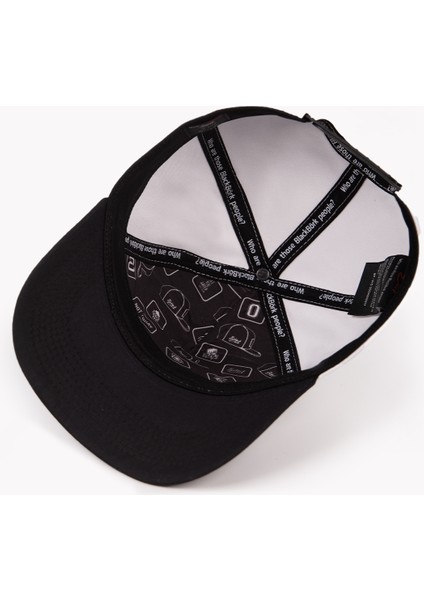 Yesterday Now Tomorrow Logolu Siyah-Beyaz Beyzbol Şapka fırsatları