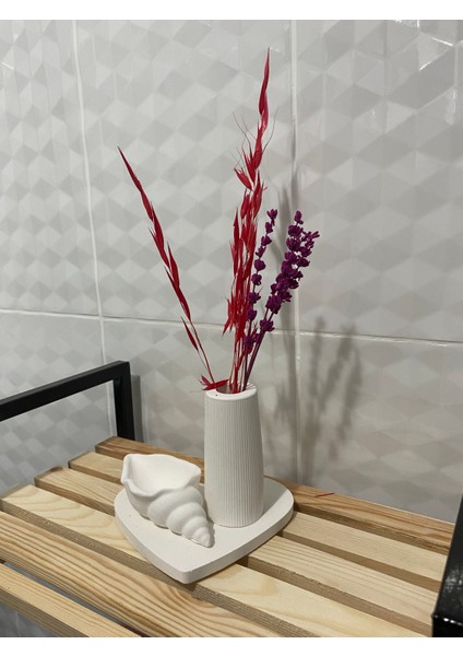 Deniz Kabuğu Vazo Set Banyo modelleri