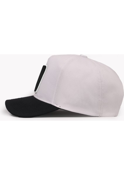 Kaplan Logolu Siyah-Beyaz Beyzbol Şapka modelleri