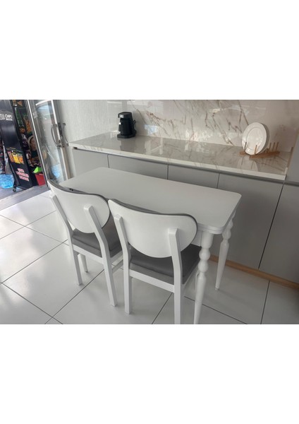 120X 45CM Katlanır Mutfak Masa Takımı