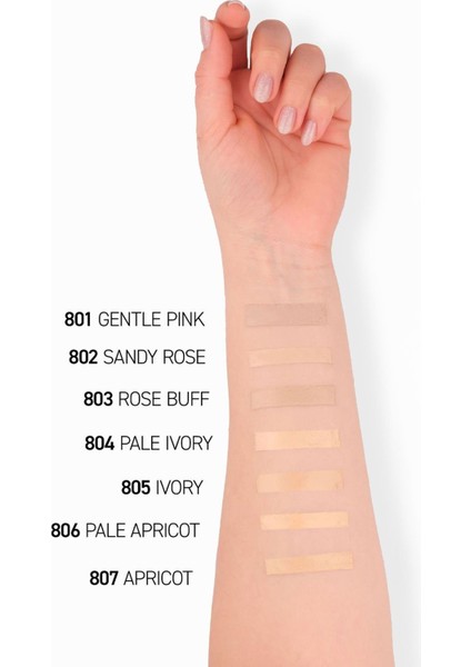 Kırışıklık Karşıtı Nemlendirici SPF30 Parlak Bitişli Fondöten - Care Enhancer 806 Pale Apricot fiyatları