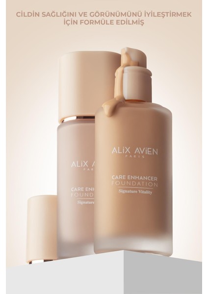 Kırışıklık Karşıtı Nemlendirici SPF30 Parlak Bitişli Fondöten - Care Enhancer 806 Pale Apricot modelleri